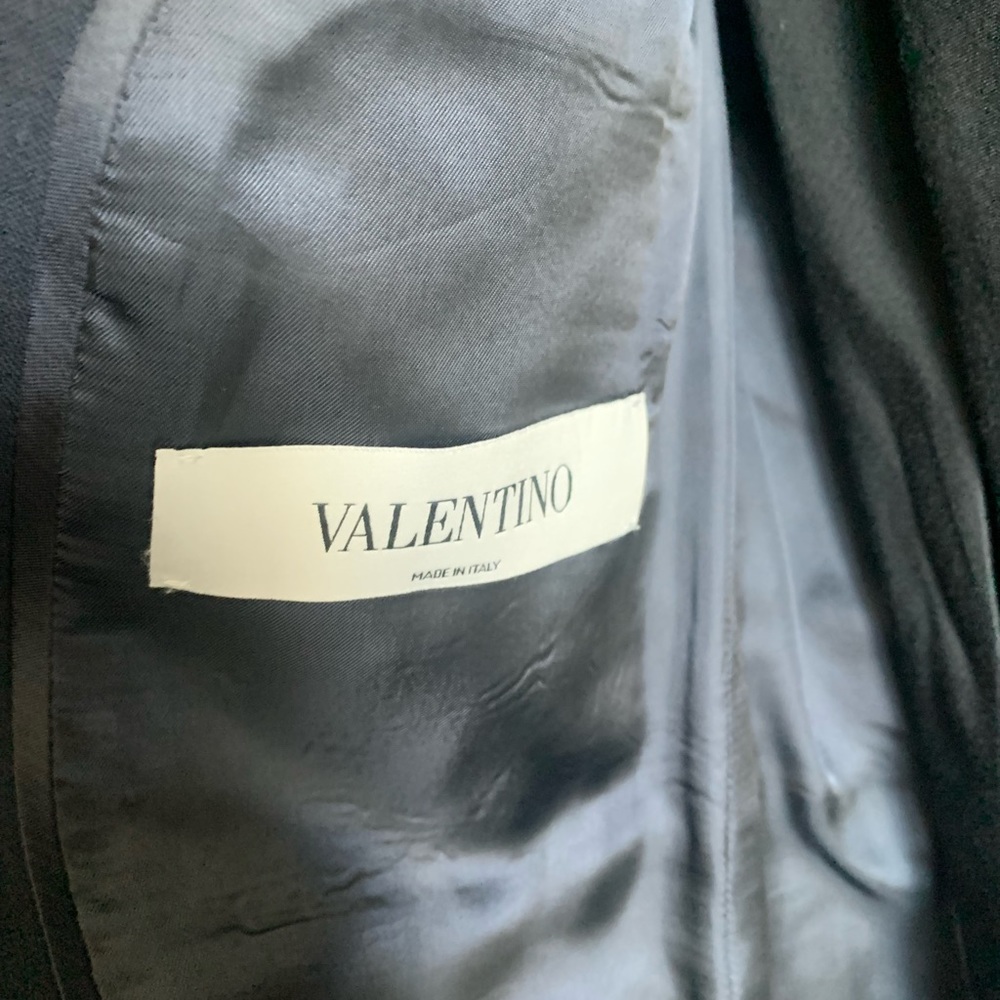 100% original Valentino Suit! 
Like new, used once!
Suit 38s
pants 32
 tie